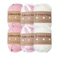 thumbnail image 4 of 6Pcs Knitting Yarn Fabric Cloth Polyester T-shirt Yarn for Crochet DIY Throw Set A, 4 of 8