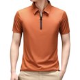 thumbnail image 3 of BOBOGOJP Short Sleeve Shirts for Men Button Down Short Sleeve Printed Shirts,Yellow M, 3 of 5