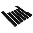 thumbnail image 3 of Car Side Skirt, 6PCS Universal Side Skirt Black  For Protection, 3 of 8