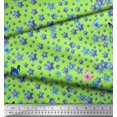 thumbnail image 3 of Soimoi Cotton Duck Fabric Butterfly & Flower Print Fabric by Yard 56 Inch Wide, 3 of 3