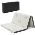 thumbnail image 1 of Gymax FULL 3'' Tri-fold Memory Foam Floor Mattress Topper Portable w/ Carrying Bag, 1 of 10