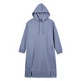 thumbnail image 2 of Robe mi-longue en molleton avec capuchon George Plus pour femmes, 2 of 5