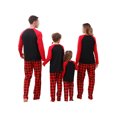 thumbnail image 3 of MAWCLOS Mommy Dad Child Xmas Pjs Elastic Waist Nightwear Holiday Tree Print PJ Sets Red Kids 2Y, 3 of 9