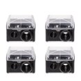 thumbnail image 1 of LOVEVER 4pcs Eyebrow Pencils Sharpener Eyeliner Pen Sharpener for Woman (Black), 1 of 4