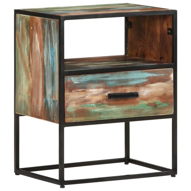 vidaXL Armoire de Chevet 40x30x50 cm Bois Massif Recyclé