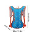thumbnail image 1 of Aodebiao **Sac à Dos d'Hydratation Léger avec Réservoir d'Eau de 2 L, Sac Respirant pour Course, Vélo et Randonnée, Bandes Réfléchissantes et Sifflet de Survie pour Marathon de Sports de Plein Air**, 1 of 6