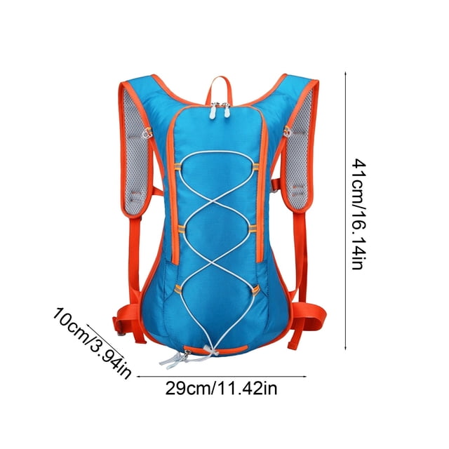 Aodebiao **Sac à Dos d'Hydratation Léger avec Réservoir d'Eau de 2 L, Sac Respirant pour Course, Vélo et Randonnée, Bandes Réfléchissantes et Sifflet de Survie pour Marathon de Sports de Plein Air**