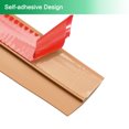 thumbnail image 3 of Unique Bargains Floor Transition Strip 16.4Ft 5 Meter Self Adhesive for Height 5mm Light Brown, 3 of 6
