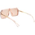 thumbnail image 3 of FEISEDY Classic Siamese One Piece Sunglasses Nice Rimless Stylish Retro Design for Women Men B2574, 3 of 6