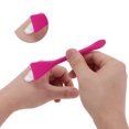 thumbnail image 3 of Unique Bargains 2 Pcs Multifunctional Facial Mask Brush Rose Red, 3 of 5