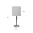thumbnail image 3 of LimeLights Stick Lamp with USB charging port and Fabric Shade, 3 of 7