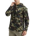 thumbnail image 3 of Yuyuzo Chandails en Molleton à Capuche pour Hommes Protection Solaire Manches Longues Séchage Rapide Randonnée Pull-Over, 3 of 3