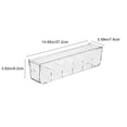 thumbnail image 3 of Danhjin Storage Chest Underwear Storage Box Socks and Underwear Storage Box Transparent Wall-hanging Drawer Type Household Divider Punch- Storage Box, 3 of 8