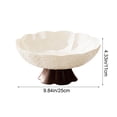 thumbnail image 3 of Fruit Serving Tray | Vegetable Plate with Detachable Base | Drainage Platter for Snacks Candy | Lightweight Plastic Serving Dish for Home Kitchen Dining Room Living Room Party Picnic, 3 of 6