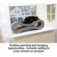 thumbnail image 4 of PetFusion Cat Scratcher Lounge - Deluxe (Slate Gray), 4 of 6
