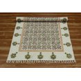 thumbnail image 3 of Casavani Tapis Imprimé au Bloc Tapis Traditionnel, Vert 4x6 Pieds, 3 of 6