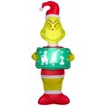 thumbnail image 1 of Christmas Airblown Holiday Light Grinch w/Tree Sign Dr Seuss 26.3779 in x 22.441 in x 66.1417 in x 2.8886 lb, 1 of 6
