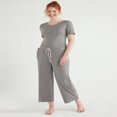 thumbnail image 3 of JUNWELL Women‘s Knit Cropped Sleep Pants  Sizes S to 3X, 3 of 6
