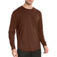 thumbnail image 1 of WEAIXIMIUNG Noël Homme Automne Hiver Décontracté Brossé Col Rond Manches Longues Chemise de Base Haut Blouse, 1 of 3