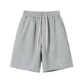 thumbnail image 1 of Shorts Pas Chers pour Hommes, Shorts de Randonnée Shorts à Cordon pour Hommes Shorts de Pyjama pour Hommes Shorts Habillés Hommes Shorts de Survêtement Shorts de Sport pour Hommes, Gris, TG, 1 of 8