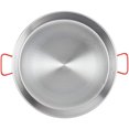 thumbnail image 1 of Matfer Bourgeat 071050 27 1/2" Polished Steel Paella Pan w/ Rigid Bottom, 1 of 3