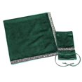 thumbnail image 1 of Classic Pattern Altar Drawstring Pouch Table Cloth Green, 1 of 7