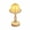 Blanc, variante sur Weloille Lampe de Table Style Vintage Bluebell 1 Pce, Lampe Décorative à Lumière Chaude à Intensité Réglable avec Douille E27, Lampe d'Éclairage Douce Esthétique Élégante pour Chambre, Salon, Bureau d'Étude, Décoration de Bureau