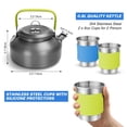 thumbnail image 3 of Ensemble de Batterie de Cuisine de Camping Équipement de Cuisson Extérieur pour Camping Randonnée et, 3 of 8