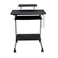thumbnail image 2 of Techni Mobili Compact Computer Cart With Storage, Graphite, 2 of 4