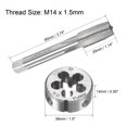 thumbnail image 2 of Unique Bargains Metric Tap and Die Set Machine Thread Tap with Round Die M14 x 1.5mm, 2 of 6