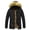 Black, variant on Pisexur Jackets for Men Comfortable Coats for Men Solid Winter Thickened Jacket Windproof Quilted Coat Multi - Pocket Long Sleeve Padded Outerwear Black,2XL