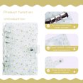thumbnail image 3 of A6 Budget Envelope Binder Budget Planner Binder with Clear Sequin Cover 8 Zipper Pockets Card Pouch Double Pocket and Labels, 3 of 8
