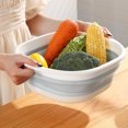 thumbnail image 2 of Bdday Storage Bins with Lids Massage Foot Bath Bucket Foldable Large Household Simples Foot Bath Bucket Portable Footbath Retractable Tea Organizers and Storage, 2 of 6