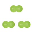 thumbnail image 4 of Maytalsory Easy To Clean Pet Mat Variety Of Styles Dog Accessory Safe And Non-toxic Green 3Set, 4 of 6