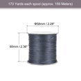 thumbnail image 2 of Unique Bargains Beading Thread Bracelet Weave Bead Craft Cord 0.5mm 159M/Roll (173-Yards) Decorative String, Deep Grey, 2 of 7