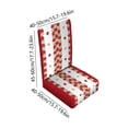 thumbnail image 3 of HOZADOIE Decorative Chairs Covers Christmas Dining Room Chair Covers Stretch Chair Slipcovers Protector Washable Kitchen Chair Cover for Dining Room Christmas Decor Holiday Party Chair Cover Red, 3 of 6