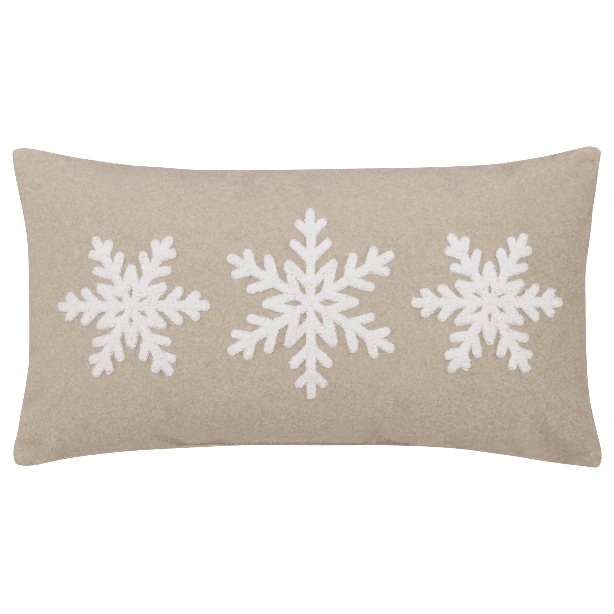 Bouclair coussin décoratif Leanie flocon de neige