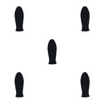 thumbnail image 1 of Thinsony Pot Handle Cover Silicone Shell Cast Grip Pot Protective Handles Pad Covers Iron Heat Sleeves Resistant for Home Restaurant Black 5Set, 1 of 6