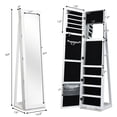 thumbnail image 2 of Costway Armoire à Bijoux Miroir Verrouillable Organisateur de Rangement sur Pied avec Tablette, 2 of 10