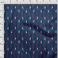 thumbnail image 3 of oneOone Cotton Cambric Fabric Arrow Ikat Print Sewing Fabric BTY 56 Inch Wide, 3 of 4