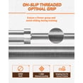 thumbnail image 4 of GARVEE 7ft Olympic Barbell Bar for Weightlifting and Powerlifting,1000LB High-Capacity, 4 of 7