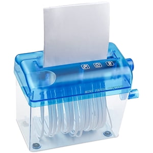 Mini Shredder main Portable papier Shredter manuel Shredster Documents Outil de découpe de papier Maison Bureau
