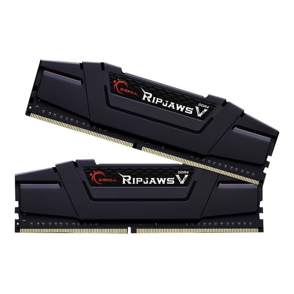 G.Skill Ripjaws V - DDR4 - kit - 32 GB: 2 x 16 GB - DIMM 288-pin - 3200 MHz / PC4-25600 - CL16 - 1.35 V - unbuffered - non-ECC - classic black