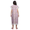 thumbnail image 4 of Moomaya Chemise de Nuit Imprimée Col Rond pour Femmes en Coton, 4 of 6