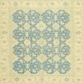 thumbnail image 1 of Ahgly Company Indoor Square Abstract Sage Green Oriental Area Rugs, 3' Square, 1 of 6