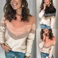 thumbnail image 1 of Tralilbee Women's Crew Neckline Chenille Sweater, 1 of 1