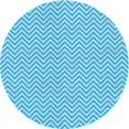 thumbnail image 1 of Ahgly Company Tapis Rond Lavable en Machine Intérieur Transitionnel Bleu, 5 Pieds Rond, 1 of 7