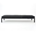 thumbnail image 4 of Noble House Navan Dark Grey Mesh Aluminum Lounge with Dark Grey Cushion, 4 of 43