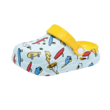 MIASHUI Sabots pour Enfants Filles Garçons Sandales à Enfiler Pantoufles Sandales Été Jardin Plage Piscine Chaussures d'Eau, Jaune, 10-11 Ans