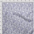 thumbnail image 4 of oneOone Georgette Viscose Medium Purple Fabric Floral Sewing Material Print Fabric By The Yard 42 Inch Wide, 4 of 4